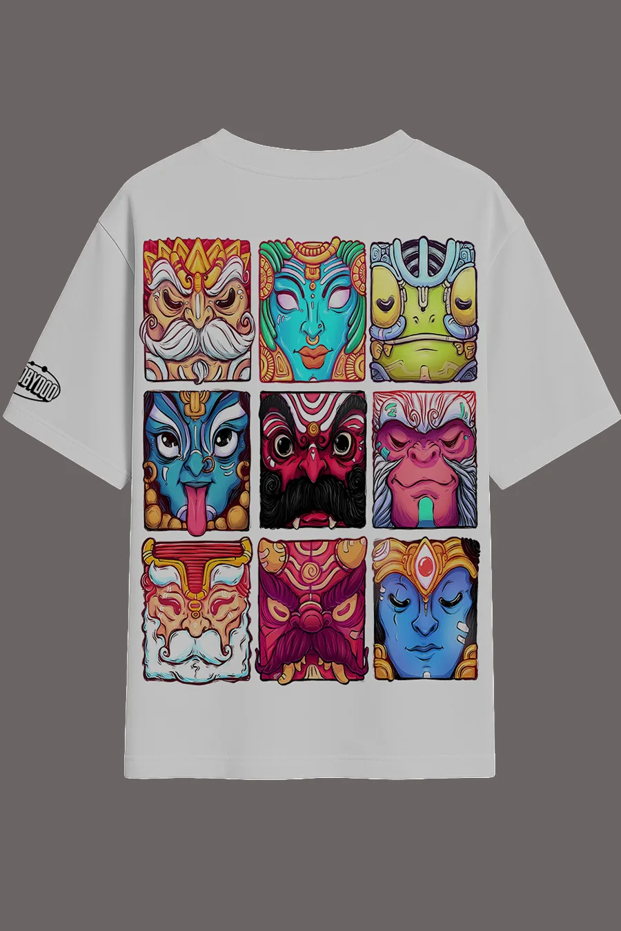 MYTHOLOGY MEN WHITE FIT-OVERSIZE TEES thumbnail 5