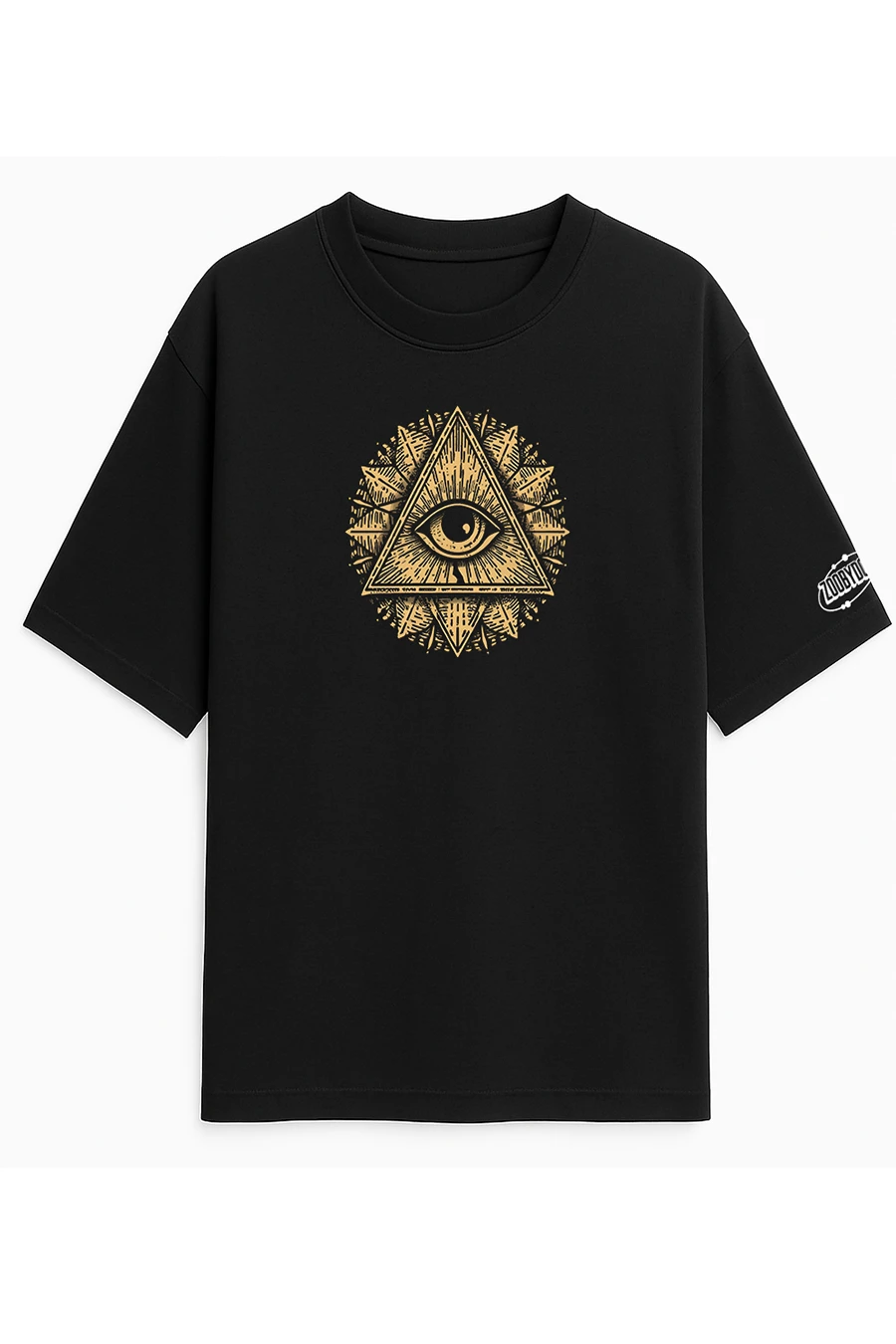 EGYPTIAN MYTHOLOGY ME BLACK FIT OVERSIZE TEES thumbnail 3