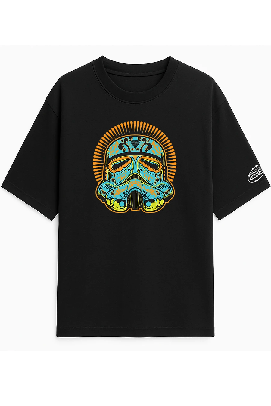 STAR WARS MEN BLACK FIT OVERSIZE TEES thumbnail 3